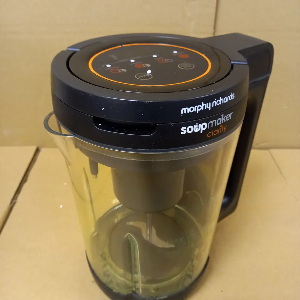 MORPHY RICHARDS CLARITY SOUP MAKER