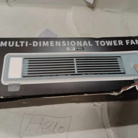 MULTI-DIMENSIONAL TOWER FAN TF PRO β BOXED