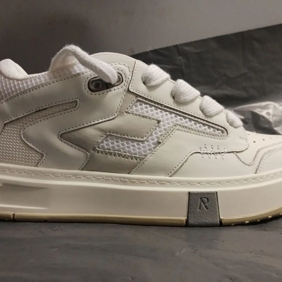 BOXED PAIR OF REPRESENT TRAINERS IN WHITE UK SIZE 7