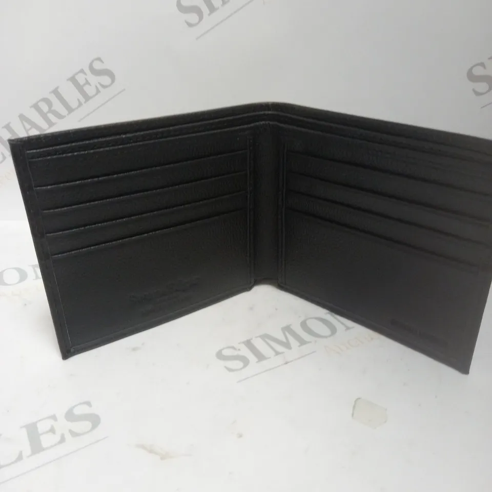 SWAN & EDGAR LONDON BLACK GENUINE LEATHER WALLET 