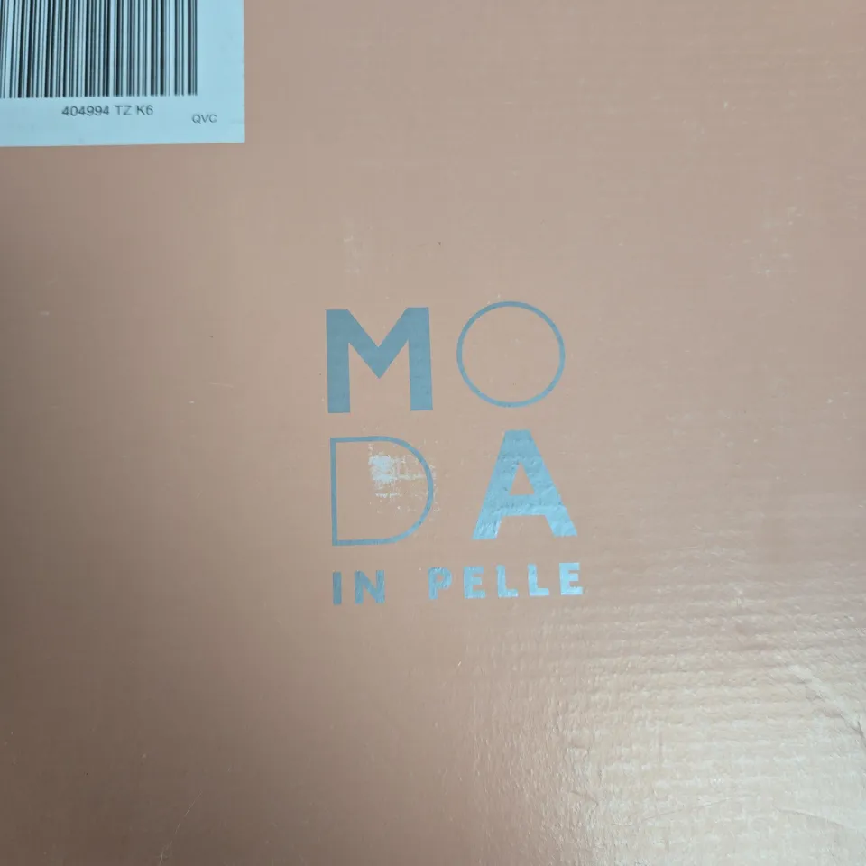 MODA IN PELLE AMELIAN TAN LEATHER TRAINERS – UK 6 (EU 39)