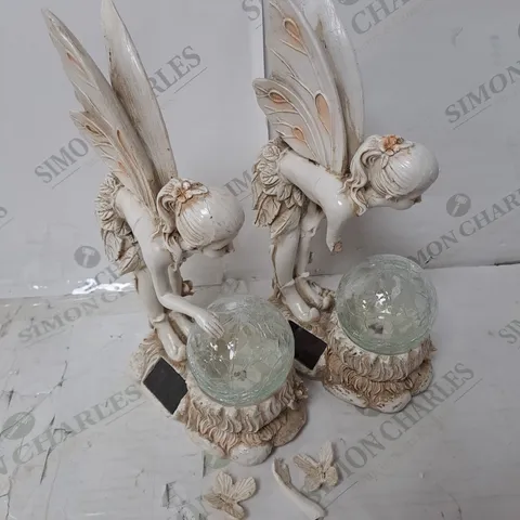 BOXED GARDEN REFLECTIONS SET OF 2 SOLAR FAIRIES
