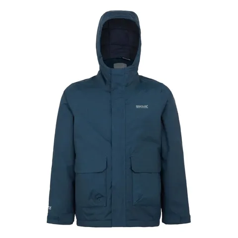 BRAND NEW REGATTA KIDS EZDALE WATERPROOF JACKET IN MOONLIGHT DENIM SIZE UK 15-16 YEARS