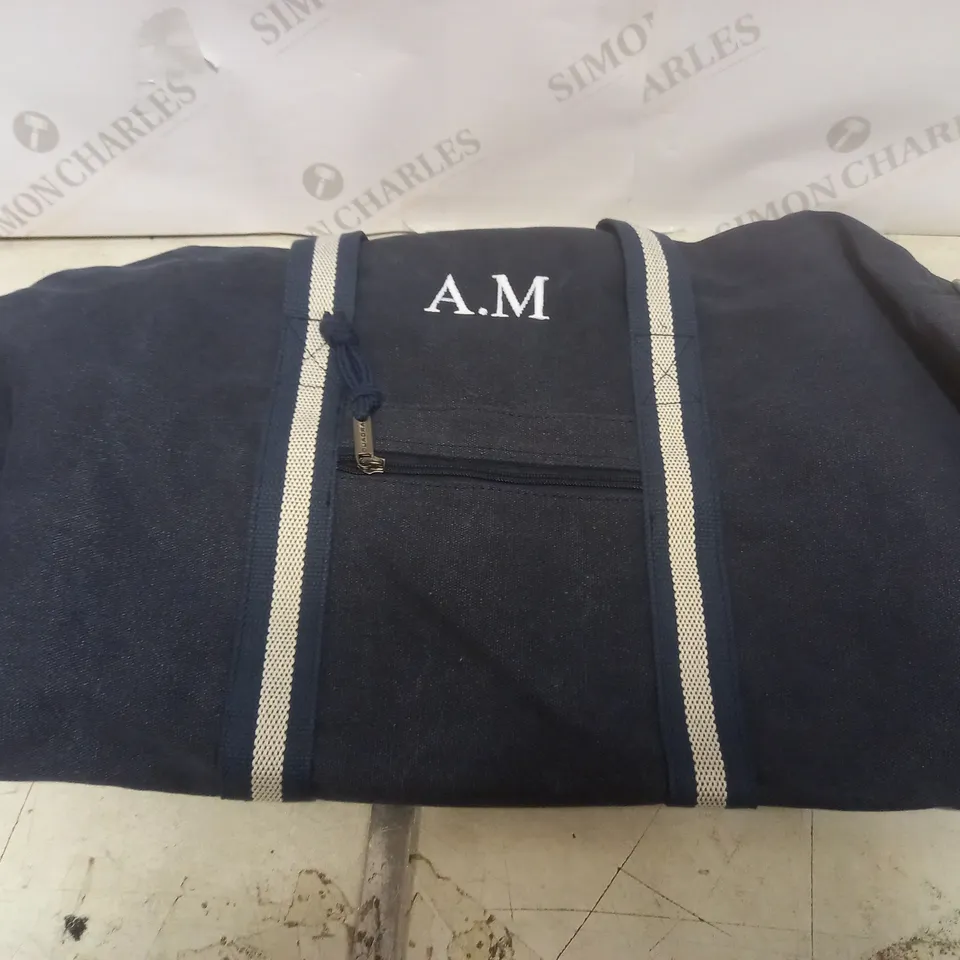 A.M DUFFLE BAG IN NAVY