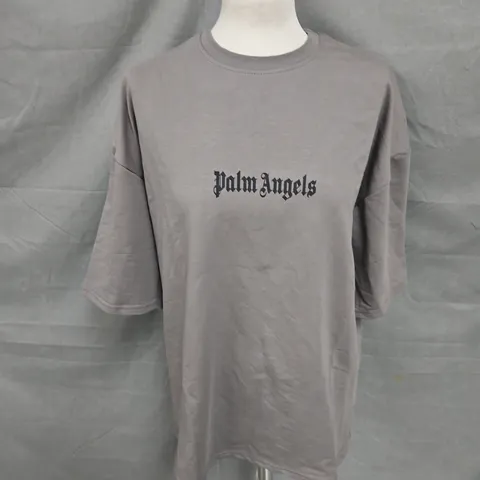 PALM ANGELS TSHIRT IN GREY SIZE XL