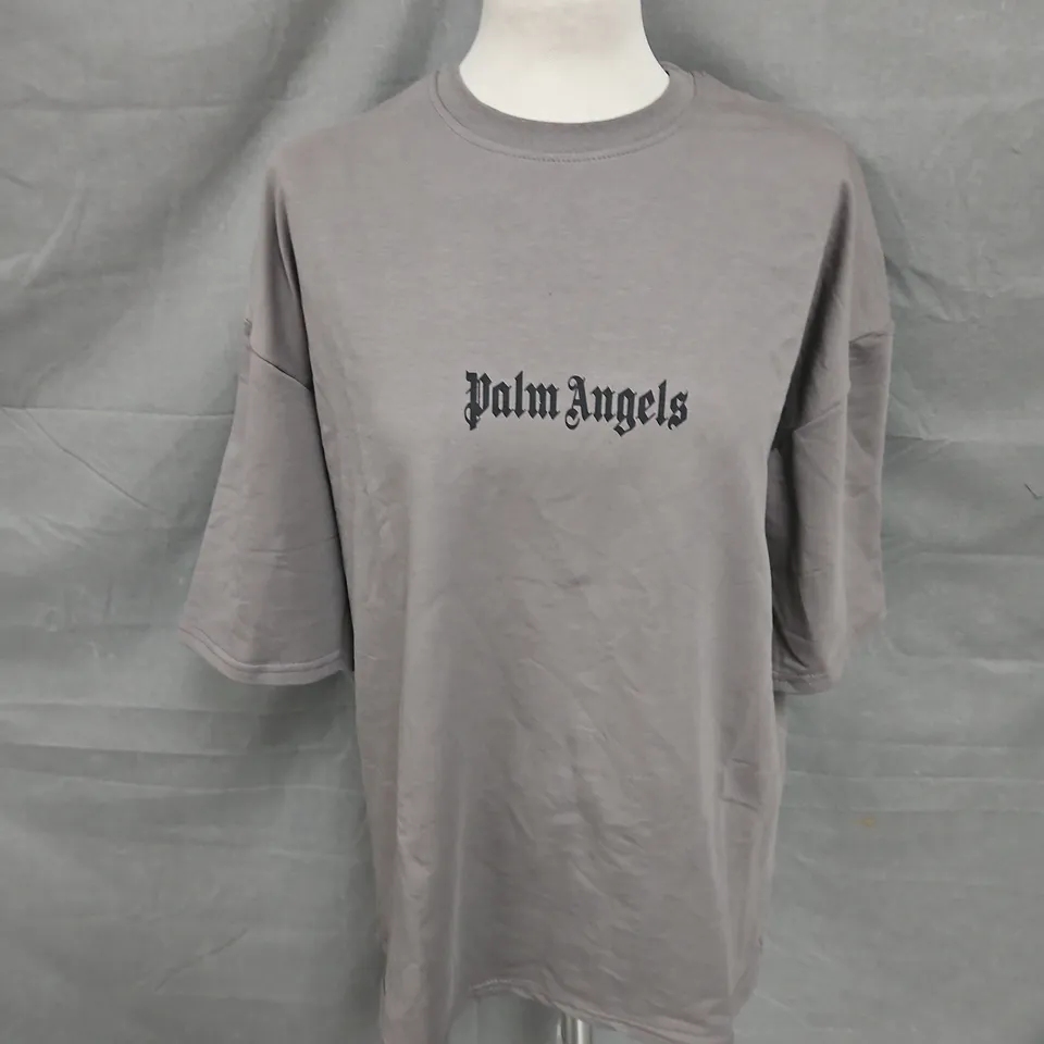 PALM ANGELS TSHIRT IN GREY SIZE XL