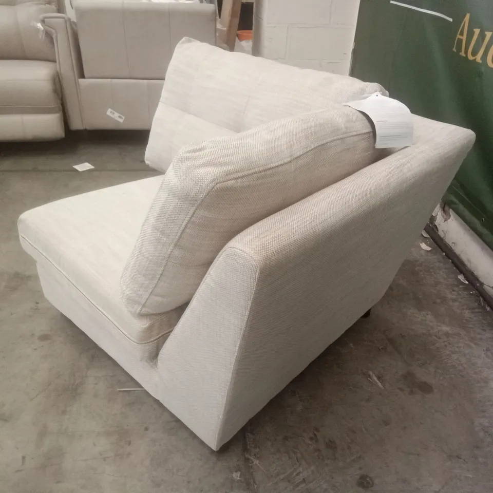 DESIGNER LOUNGE.CO MADE HERMIONE CORNER SOFA - DOVE CLOUD FABRIC 