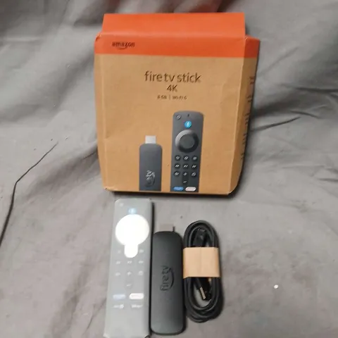AMAZON FIRE TV STICK 4K WITH ALEXA VOICE REMOTE – BOXED