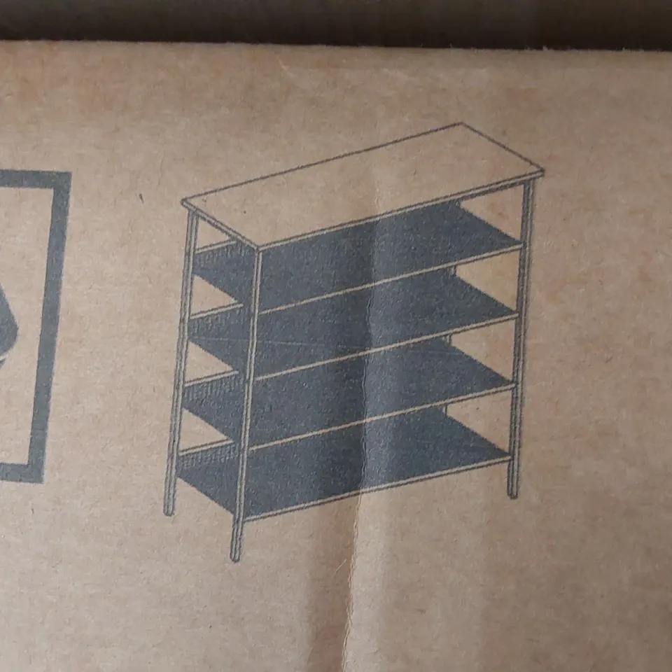 BOXED 16 PAIR SHOE RACK (1 BOX)
