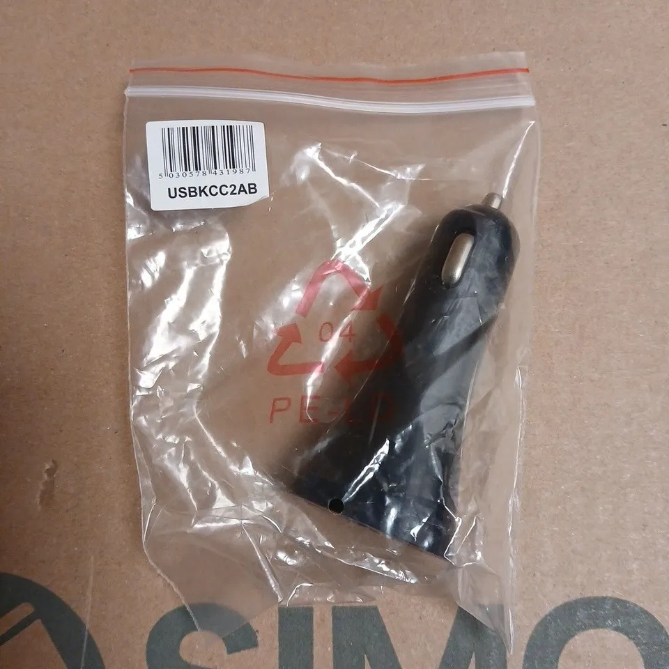 APPROXIMATELY 15 ASSORTED CAR USB CHARGER ADAPTERS 