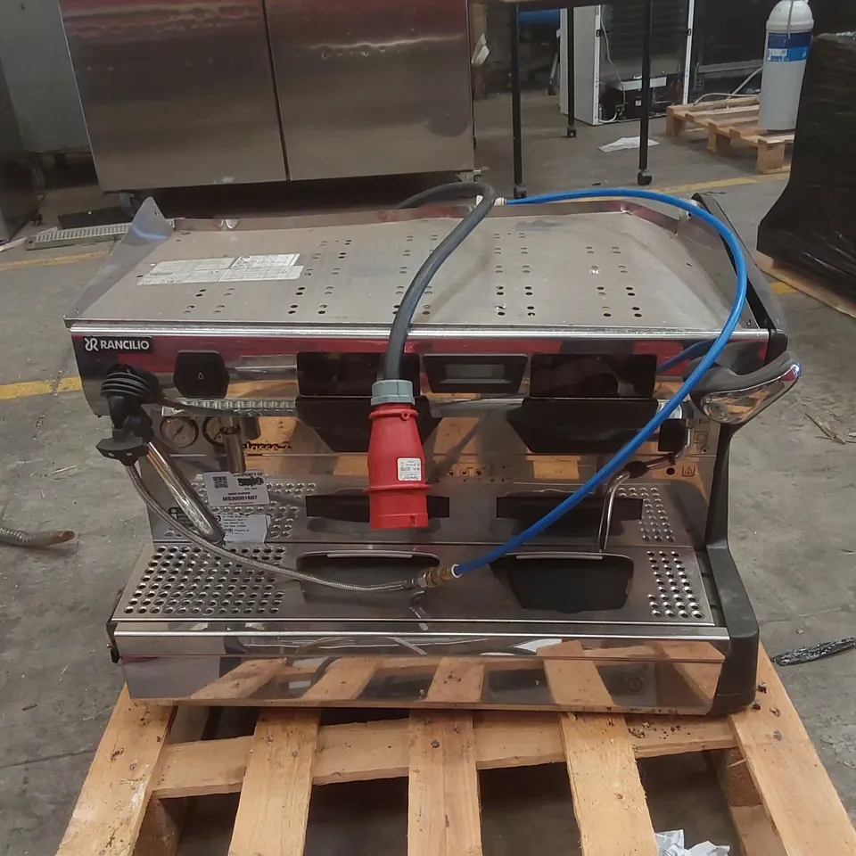 RANCILIO CLASSE 7 2 GROUP COMMERCIAL COFFEE MACHINE WITH ISTEAM