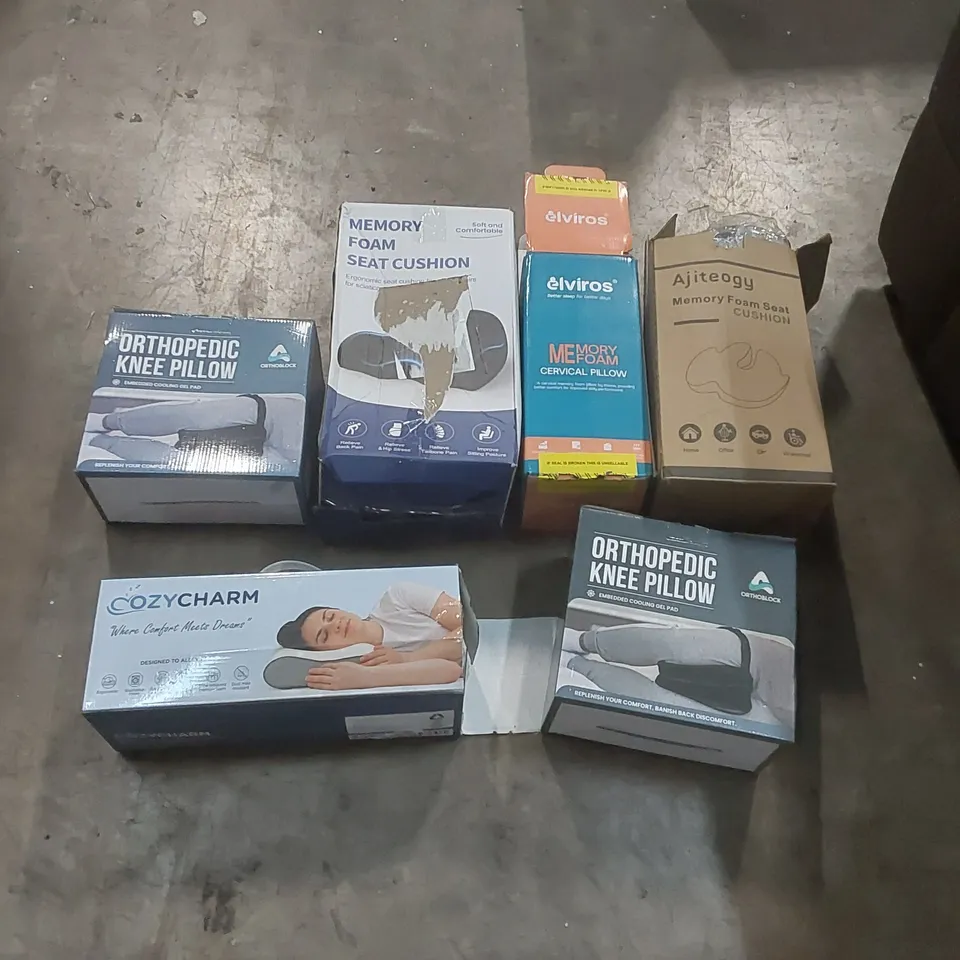 PALLET CONTAINING A VERY LARGE QUANTITY OF ASSORTED PILLOWS AND RELATED BEDDING/COMFORT PRODUCTS ECT