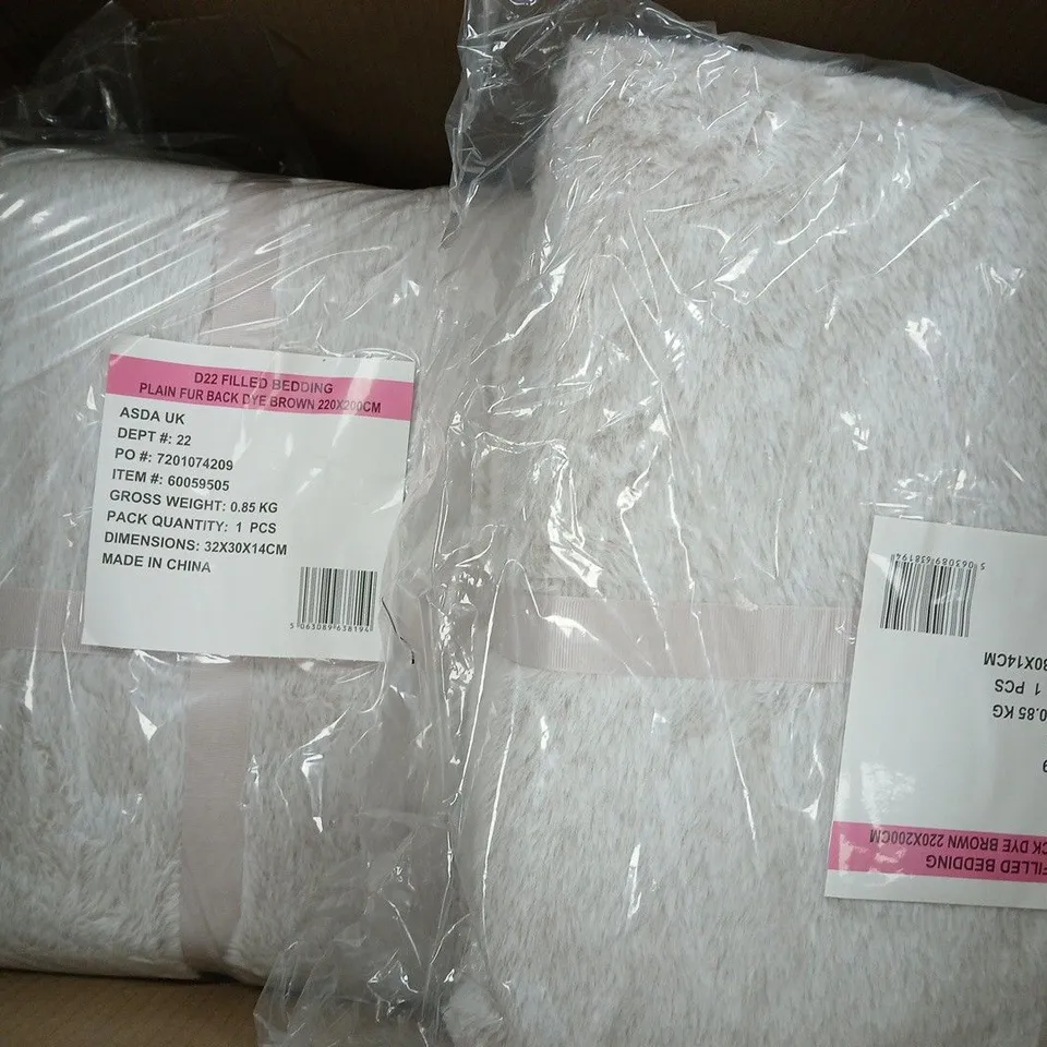 5 GEORGE HOME SOFT TOUCH BLANKET KING SIZE 