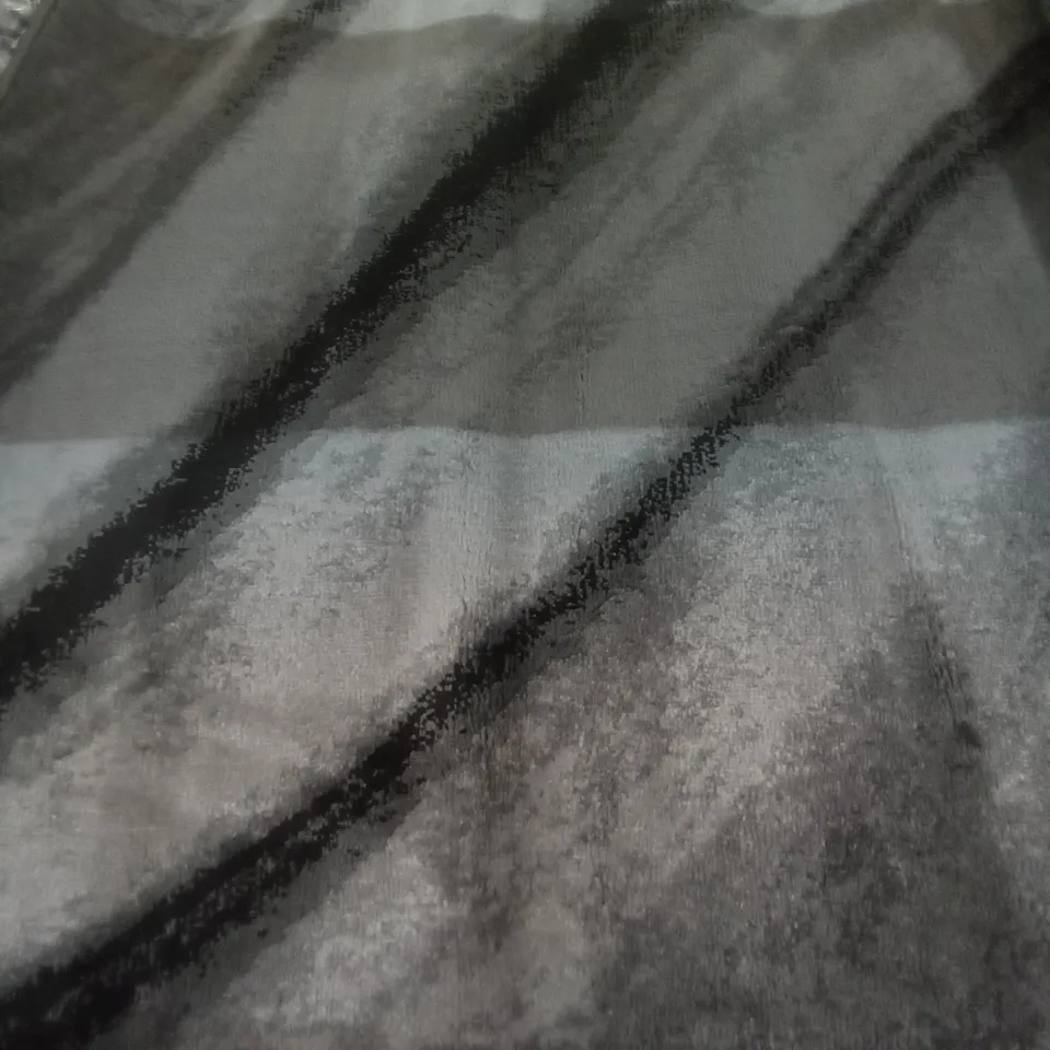 RELAX BLACK/ GREY RUG 120X170CM