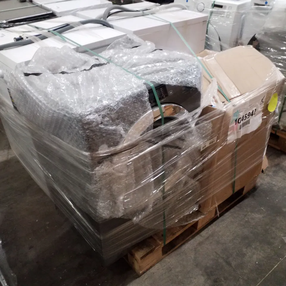 PALLET OF APPROXIMATELY 4 UNPROCESSED RAW RETURN WHITE GOODS TO INCLUDE