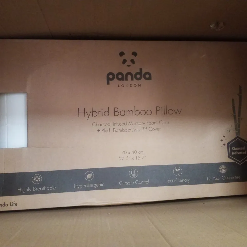 BOXED PANDA SUPERKING BAMBOO DUVET & MEMORY FOAM PILLOW SET 