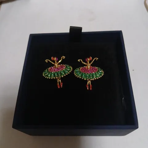 BUTLER & WILSON BALLERINA EARRINGS 