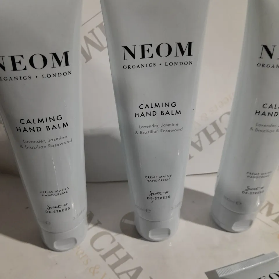 BOXED NEOM ORGANICS LONDON LAVENDER, JASMINE & BRAZILIAN ROSEWOOD SET OF 6