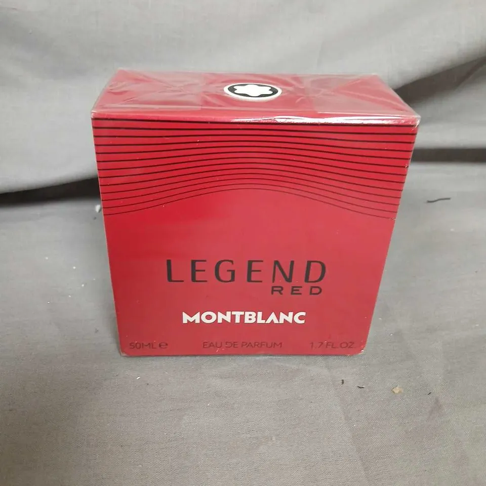 BOXED AND SEALED LEGEND RED MONTBLANC EAU DE PARFUM 50ML