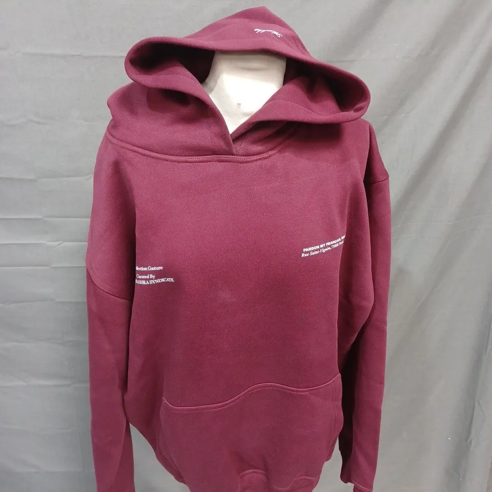 PARDON MY FRANCAIS CLASSIC HOODIE SIZE M