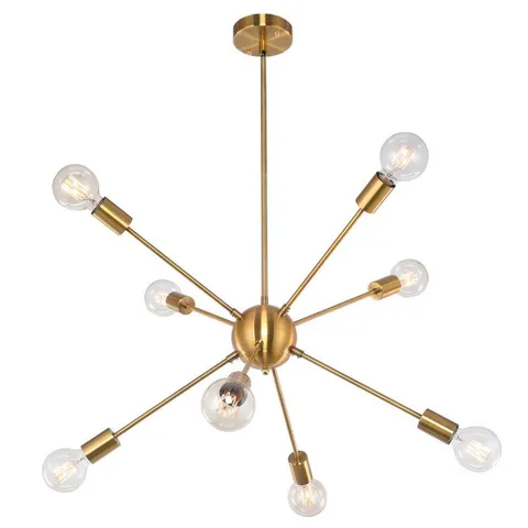 BOXED BRAUNSTE 8 LIGHT SPUTNIK CHANDELIER