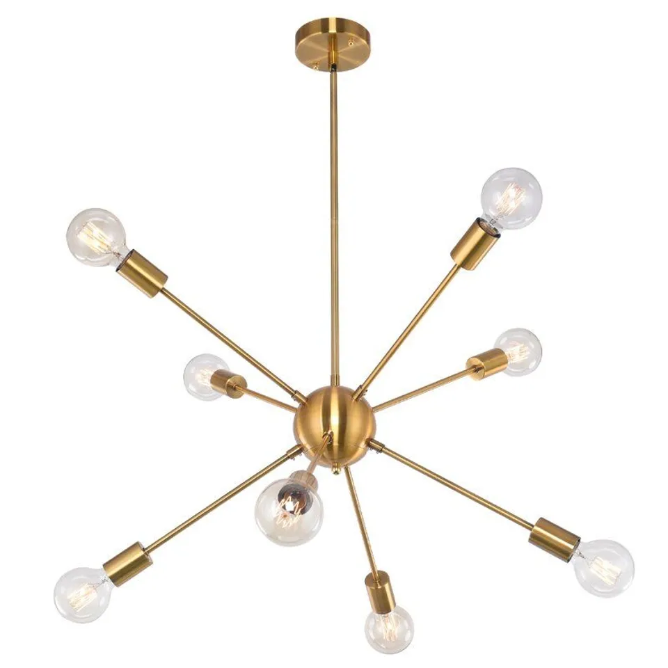 BOXED BRAUNSTE 8 LIGHT SPUTNIK CHANDELIER 