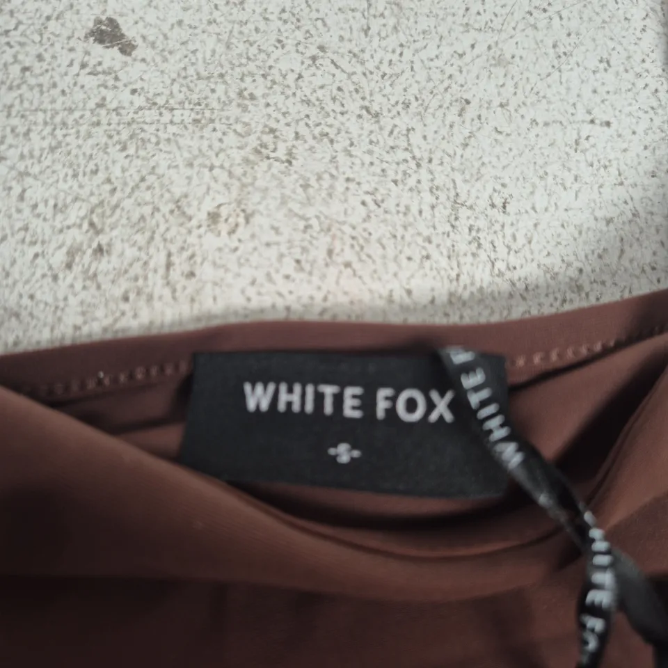WHITE FOX LIFE TIME TOP-S CHOCOLATE BROWN, SIZE S