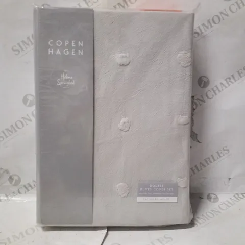 BRAND NEW SEALED WOVEN SPOT DOUBLE DUVET SET