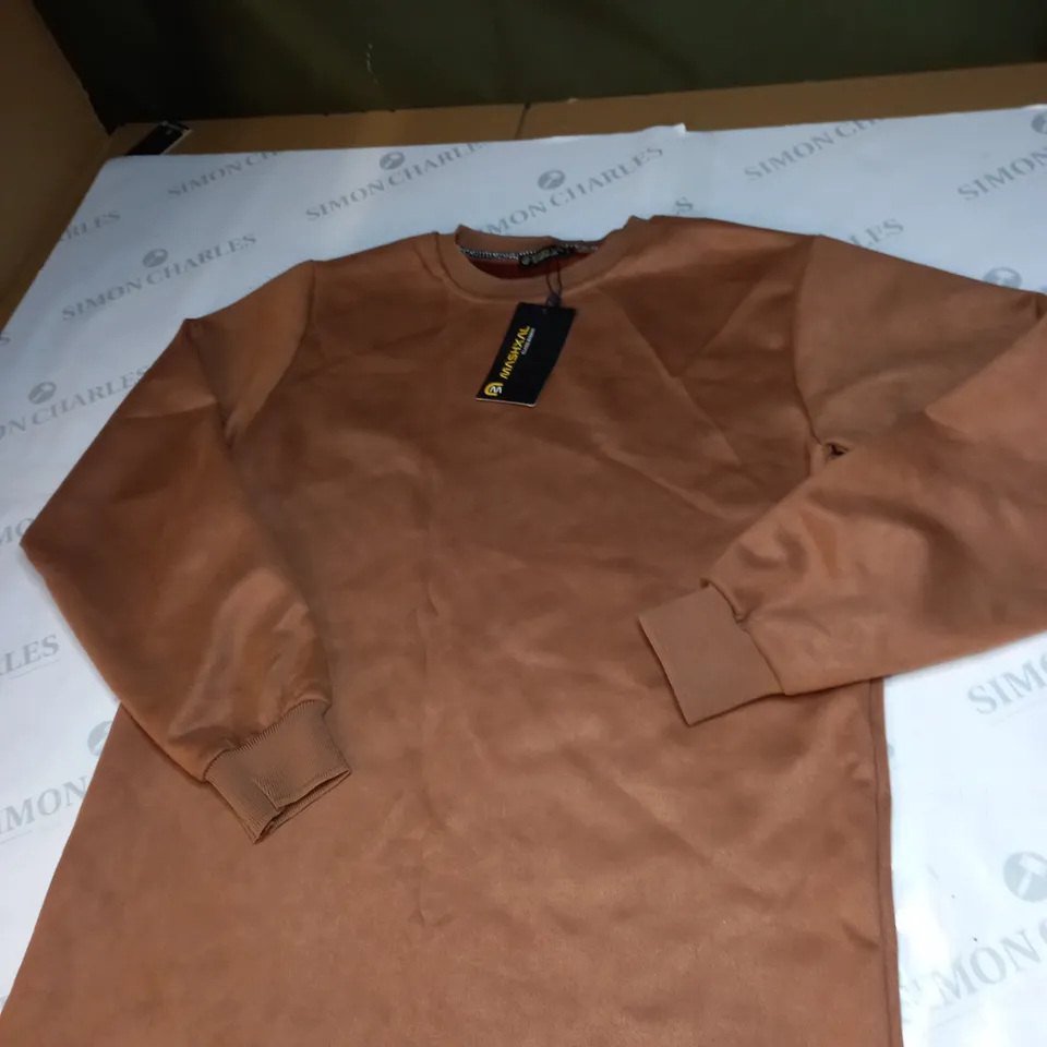 MASHXAL BROWN SWEATSHIRT SIZE L