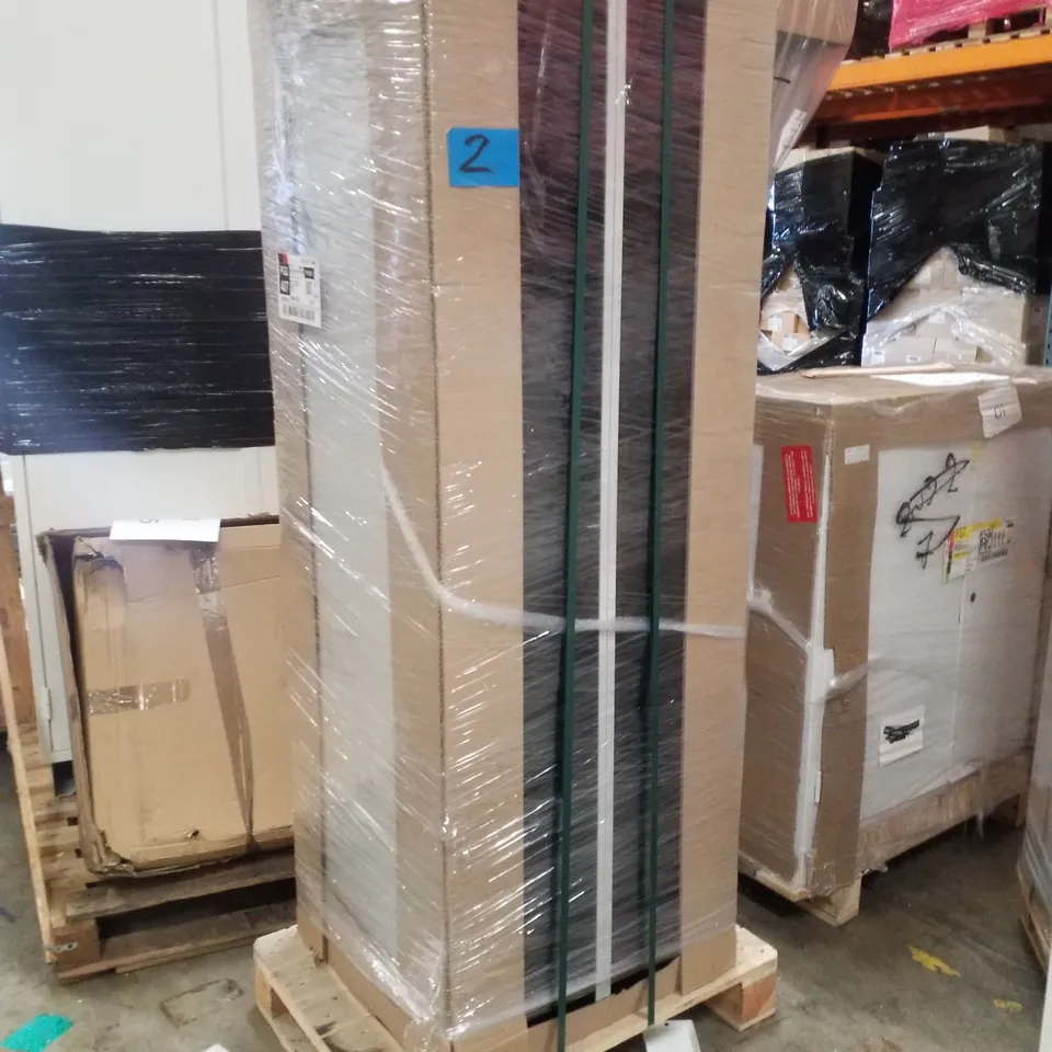 2 DOOR LOCKER CLASSIC 2 MODULES, 1740X600X550 MM, BLACK