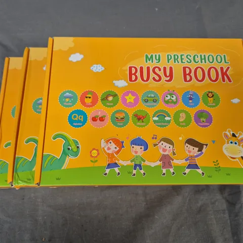 LOT OF 3 MY PRESCHOOL BUSY BOOKS