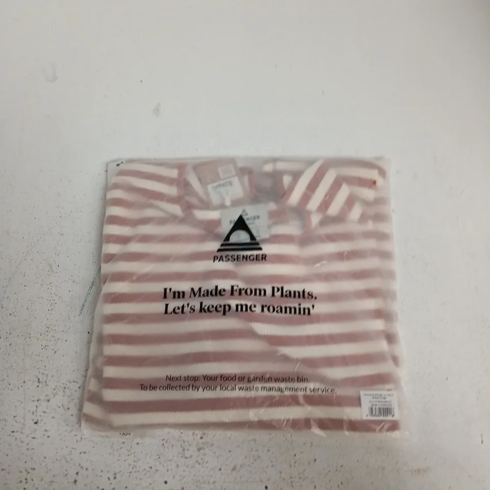PASSENGER PANORAMA STRIPED LONG-SLEEVE T-SHIRT – GLAZED GINGER (UK XL)