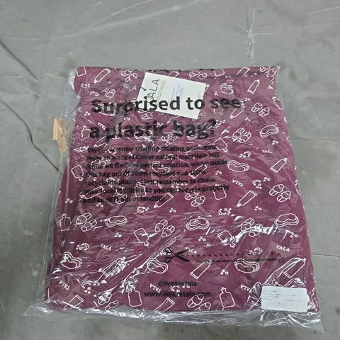 TALA SLEEP LOUNGE WIDE LEG TROUSERS – PORT PRINTED, UK XL