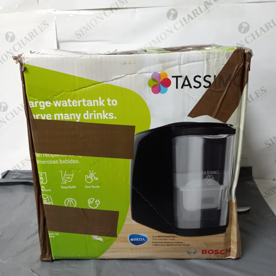 BOXED TASSIMO COFFEE MACHINE IN BLACK RRP £59