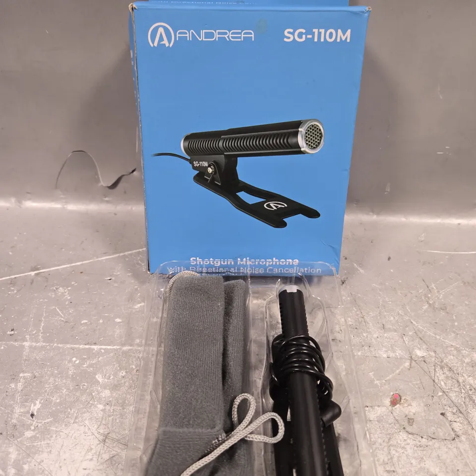 BOXED ANDREA SG-110M SHOTGUN MICROPHONE 