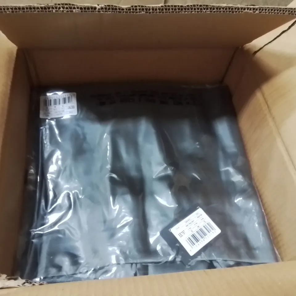 BOXED BRAND NEW APPROXIMATELY 13 ANTHOLOGY SATIN SLIP SKIRT PEWTER SIZE 16