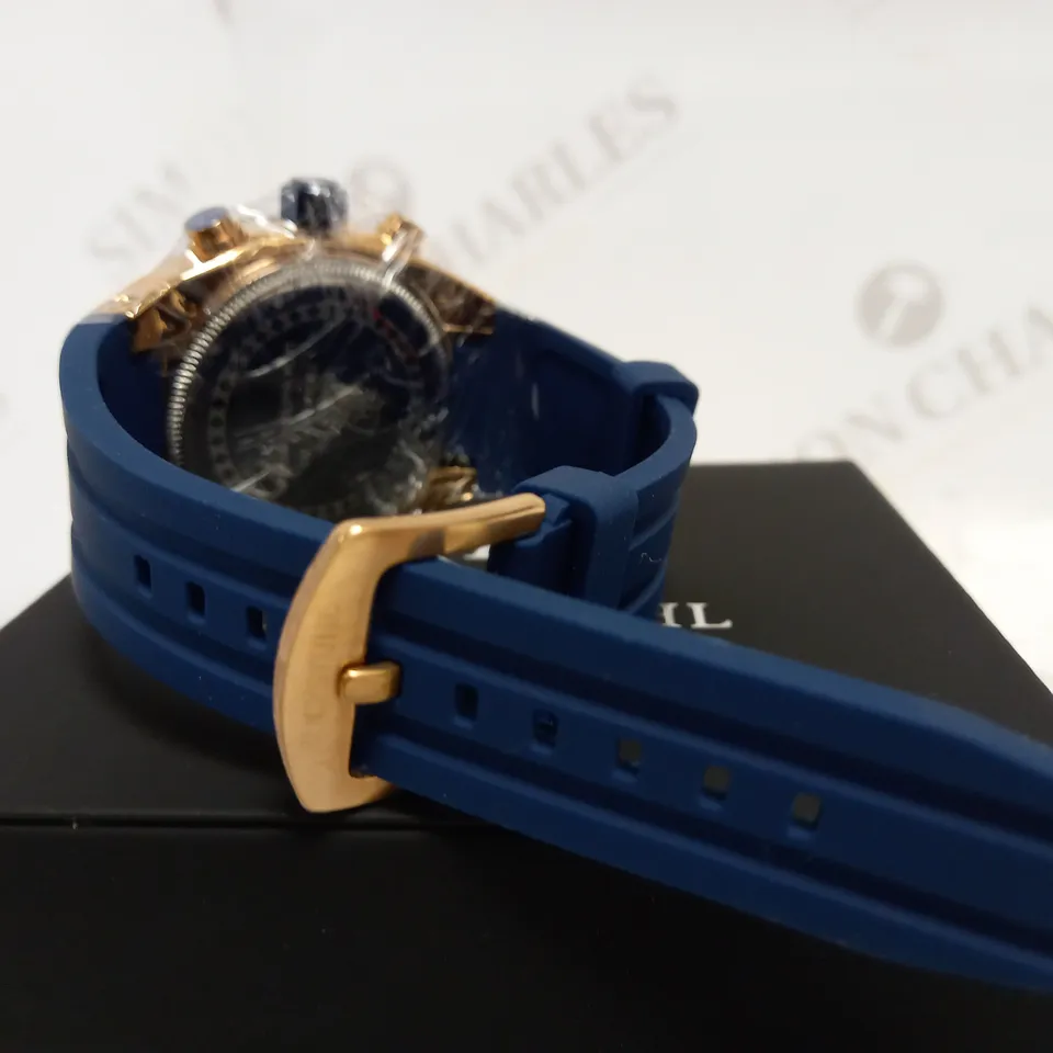 RUCKSTUHL CHRONOGRAPH STYLE RUBBER STRAP WATCH RRP £560
