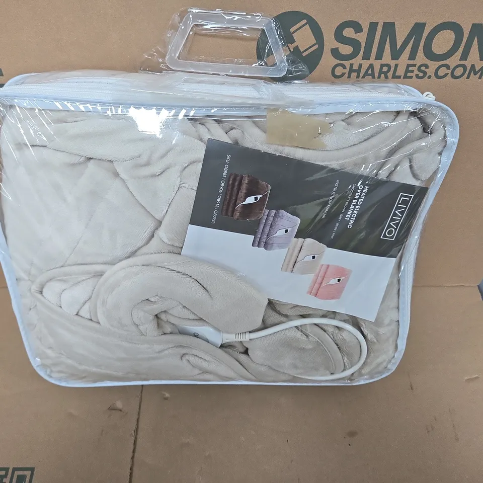 LIVIVO ELECTRIC HEATED THROW BLANKET 