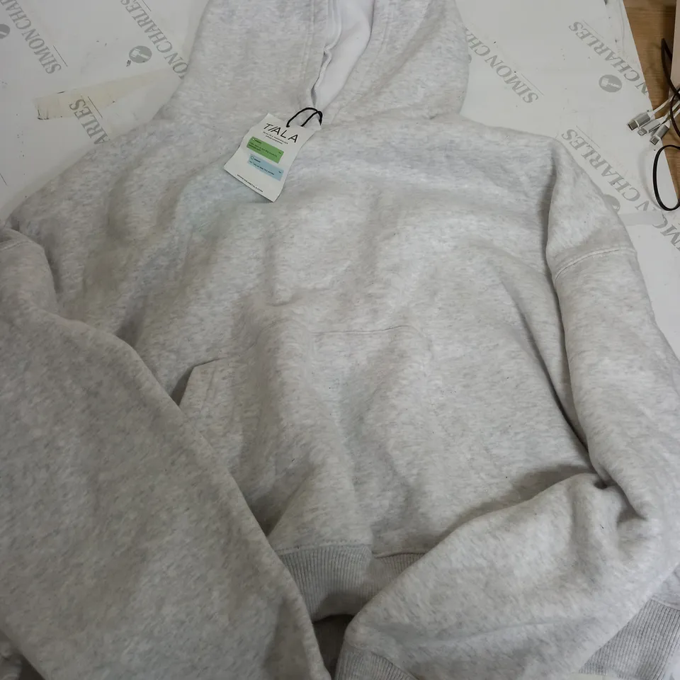 TALA EVERYDAY HOODIE IN GREY MARL - LARGE
