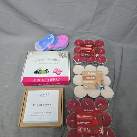 6 X ASSORTED SCENTED CANDLE PRODUCTS 