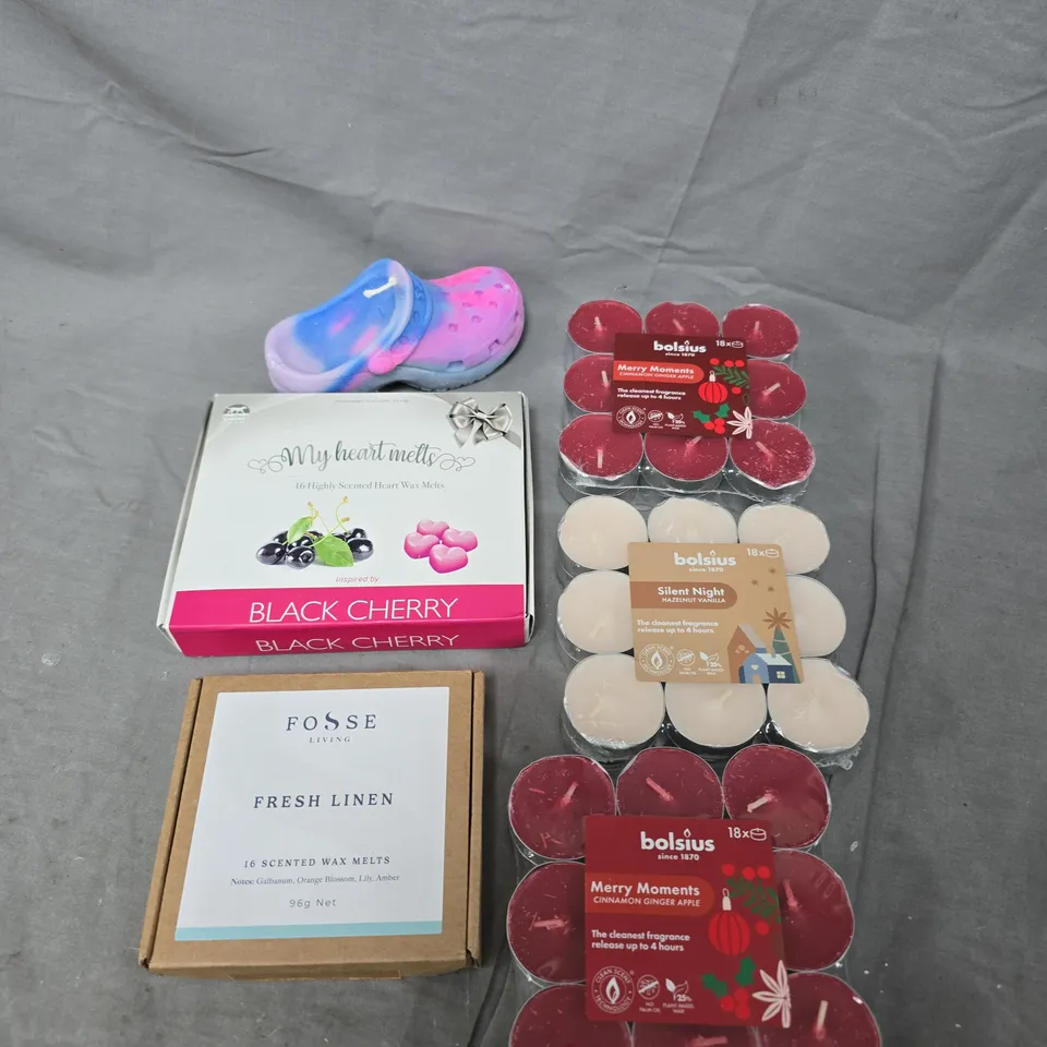 6 X ASSORTED SCENTED CANDLE PRODUCTS 