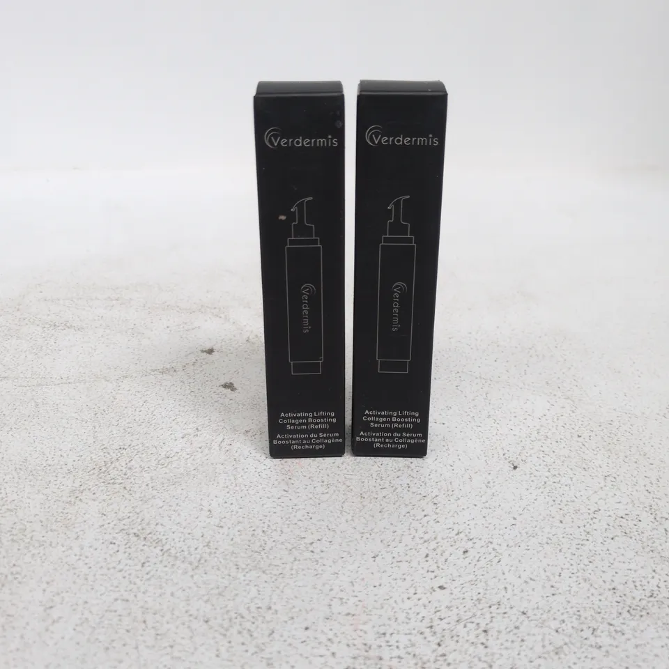 SET OF 2 VERDERMIS ACTIVATING LIFTING COLLAGEN BOOSTING SERUM REFILL