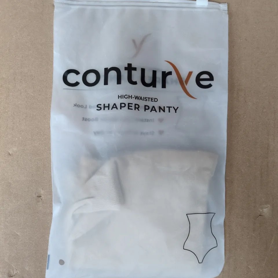 CONTURVE HIGH-WAISTED SHAPER PANTY IN BEIGE SIZE XS/S