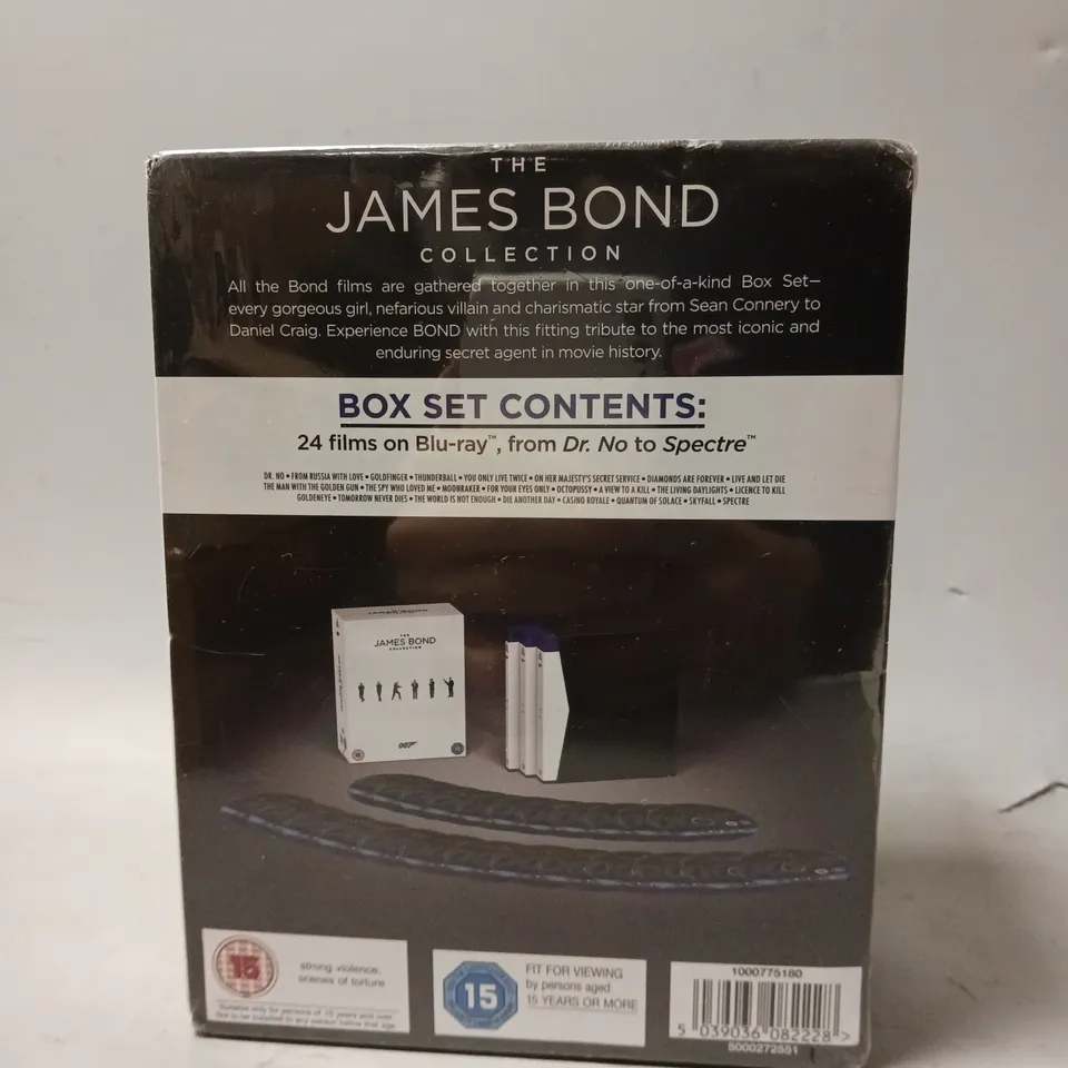 SEALED THE JAMES BOND COLLECTION 007 BLU RAY BOX SET 