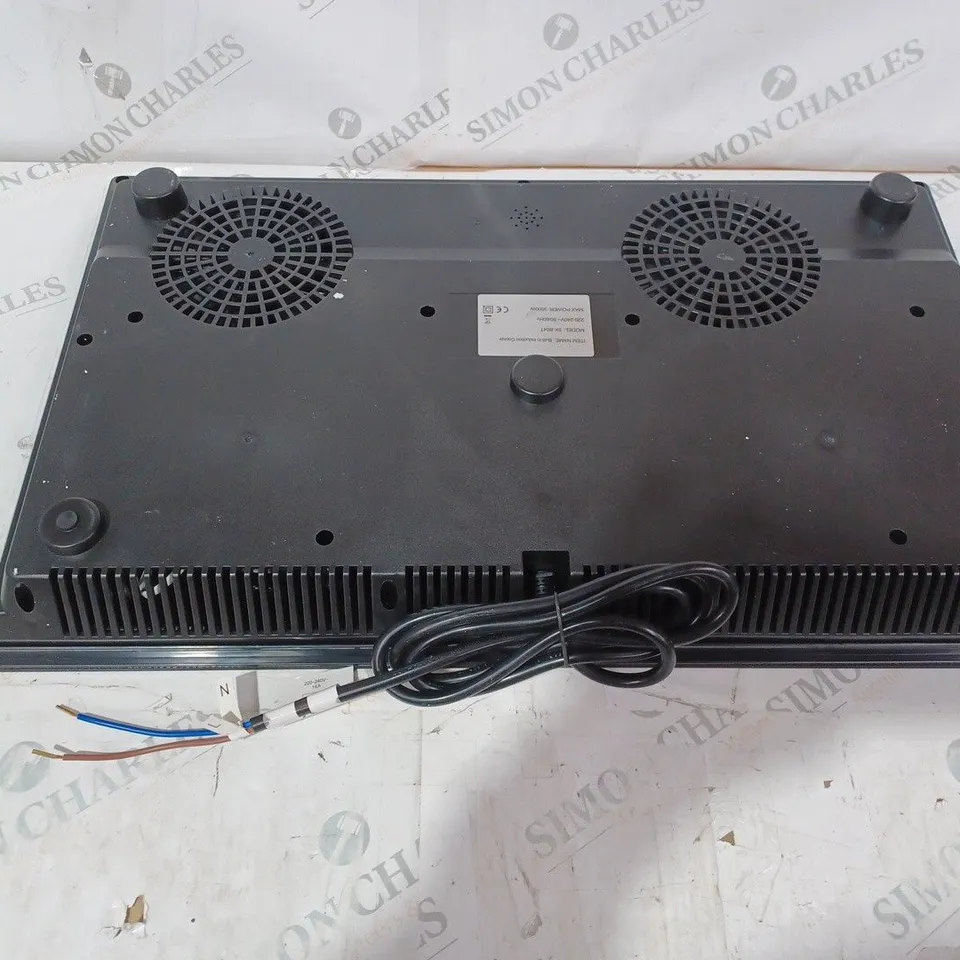 BOXED DOUBLE ZONE INDUCTION COOKER 