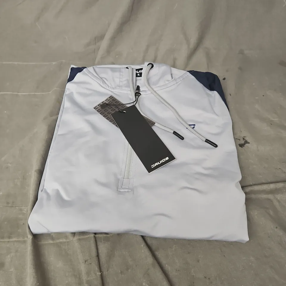 DRUIDS TWIST HOODIE IN GREY SIZE XL