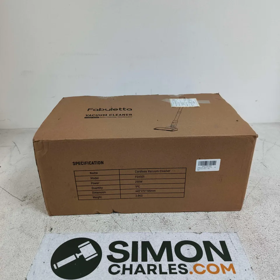 CORDLESS VACUUM CLEANER – MODEL FSV001 (250W)