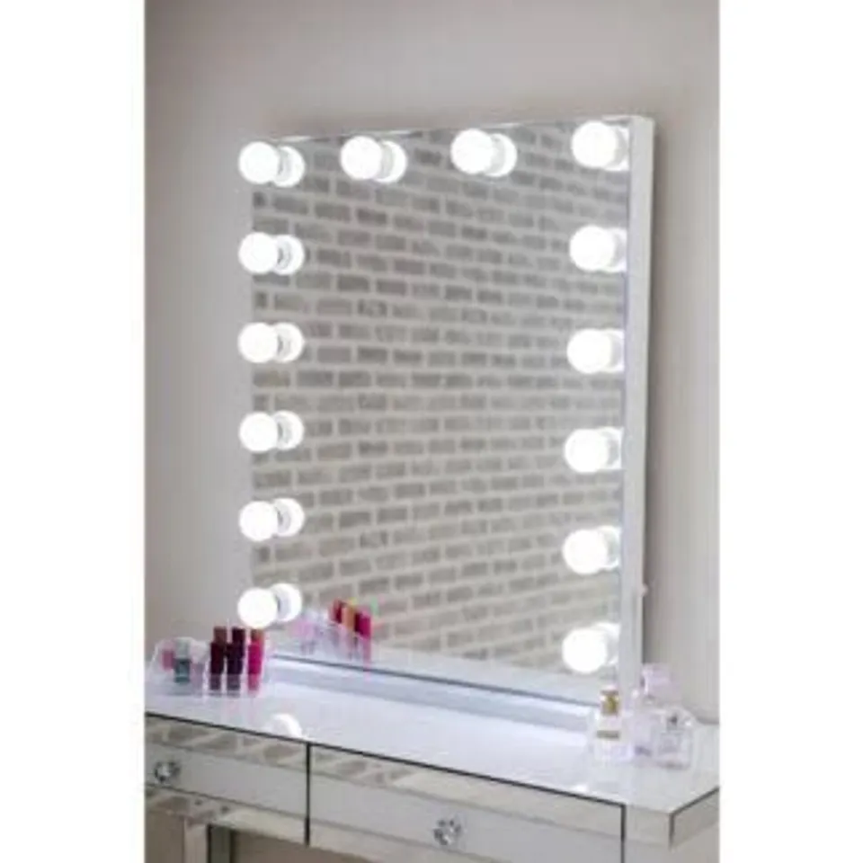 BOXED HOLLYWOOD MIRROR 800mm X 650mm, PORTRAIT - SKU: HOL-802P (1 BOX)