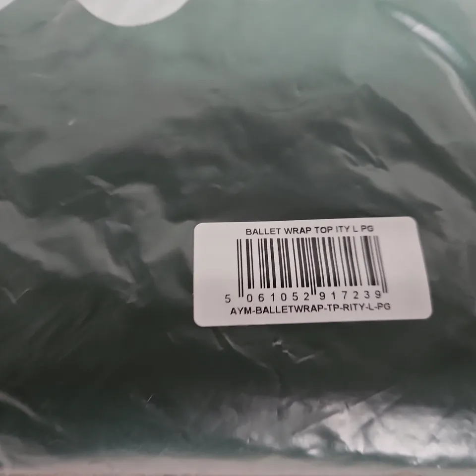 BAGGED AYM BALLET WRAP TOP - SIZE L