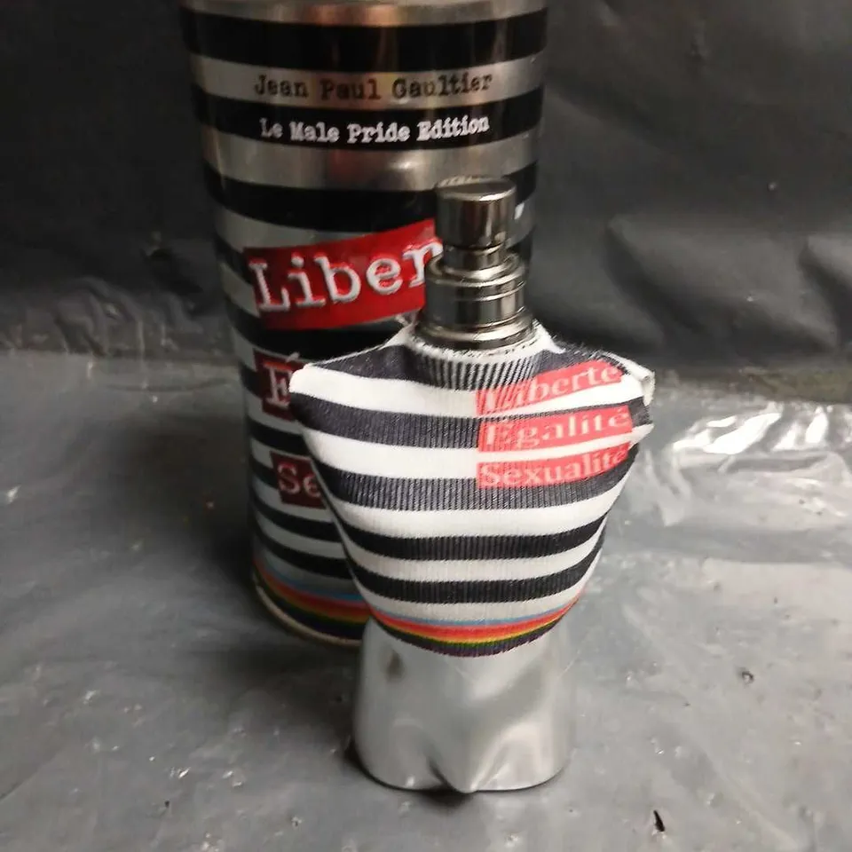 BOXED JEAN PAUL GAULTIER LE MALE PRIDE EDITION LIBERTE EGALITE SEXUALITE 125ML